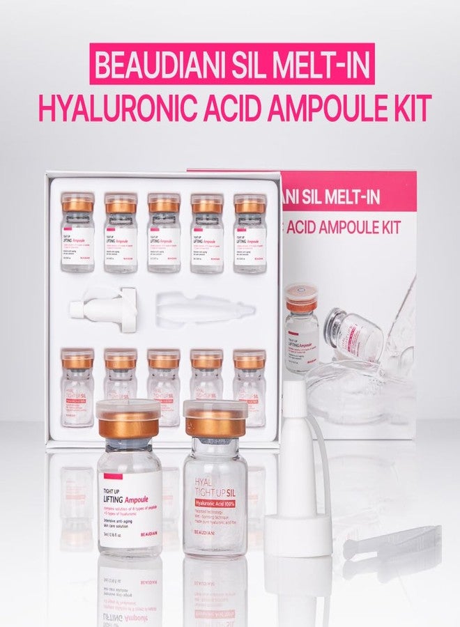 BEAUDIANI Sil Melt-In Hyaluronic Serum & Ampoule Kit, 5 Session Intensive Hydration Program Korean Skincare Melt-In Hyaluronic Thread Serum - Image 2